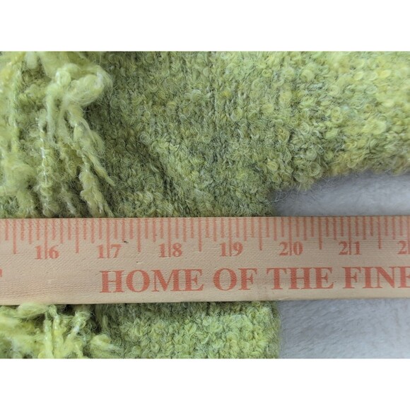 NASTY GAL Knitted Fringe Long Sleeve Pullover Lace Up Front Sweater NWT Small - Picture 10 of 13